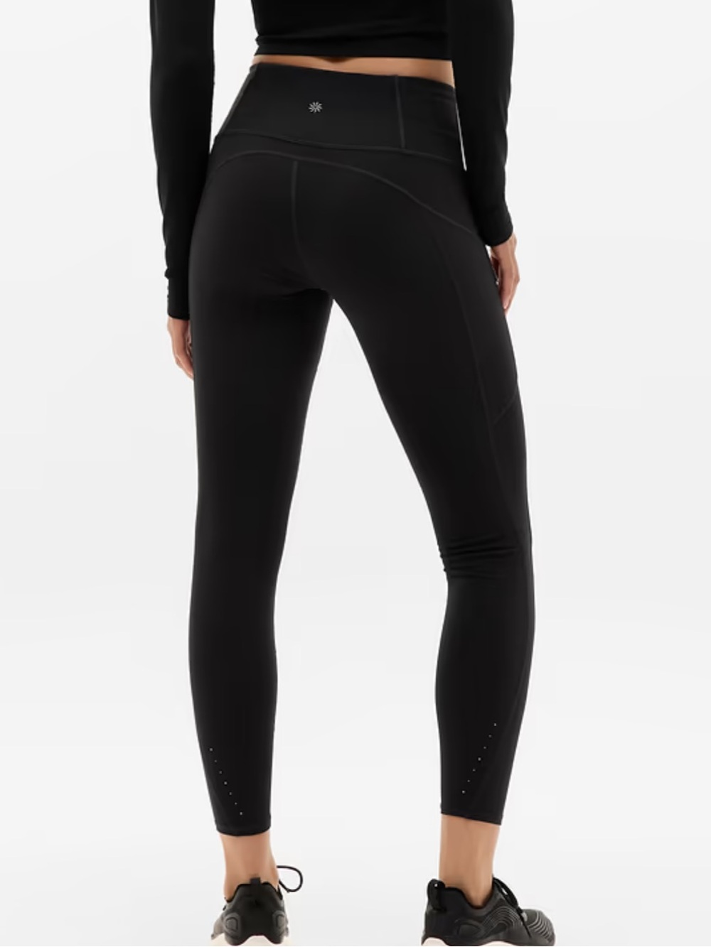 Athleta Rainier High Rise 7/8 Legging Size XS Black Athleisure